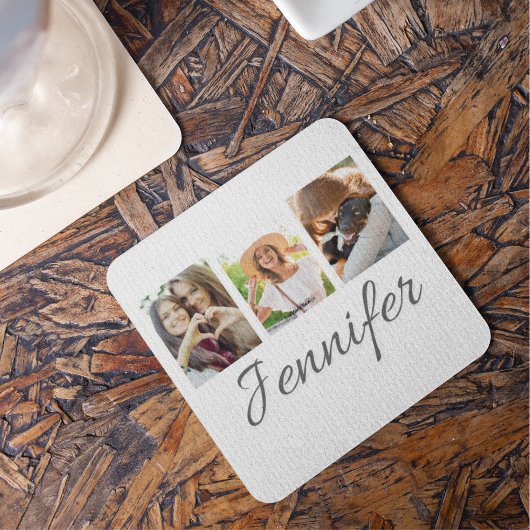 Signature Strip Collage コースター