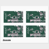 Signature Stripe Closure Sticker 02 長方形シール (シート)