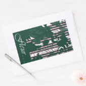 Signature Stripe Closure Sticker 02 長方形シール (封筒)