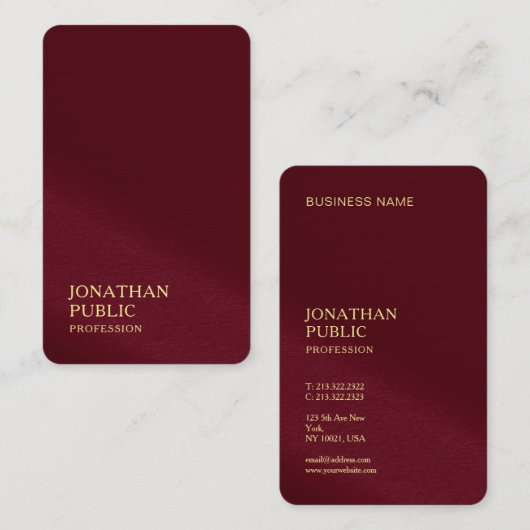 Signature UV Gloss Oceania Australian Japanese 名刺 (正面/裏面)