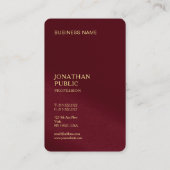 Signature UV Gloss Oceania Australian Japanese 名刺 (裏面)