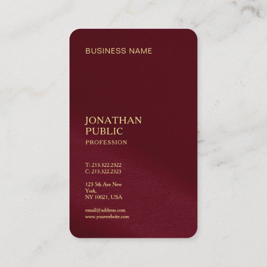 Signature UV Gloss Oceania Australian Japanese 名刺 (裏面)