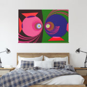 Signe des Poissons  キャンバスプリント (インサイチュ (寝室))