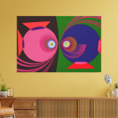 Signe des Poissons  キャンバスプリント (インサイチュ (リビング))