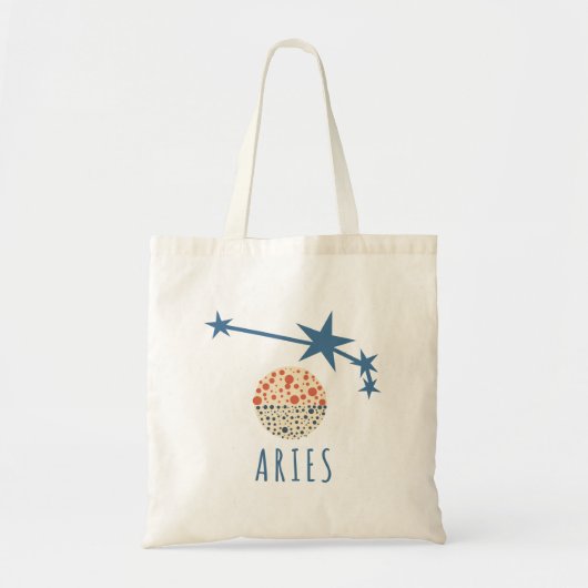 Signe du zodiaque Aries トートバッグ (正面)