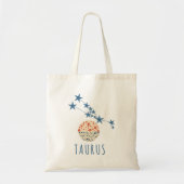signe du zodiaque Taurus トートバッグ (正面)