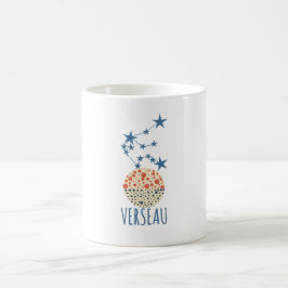 Signe du zodiaque Verseau コーヒーマグカップ