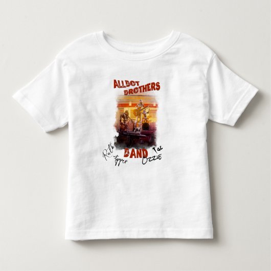 Signed Allbot BrothersバンドTシャツ トドラーTシャツ (正面)