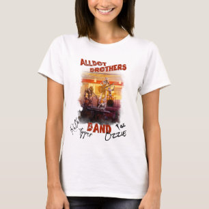 Signed Allbot Brothers Bandシャツ Tシャツ