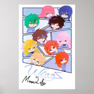 Signed Wingz オフィシャルポスター(マット加工) ポスター