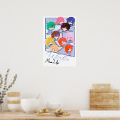 Signed Wingz Official Poster (Matte) ポスター (キッチン)