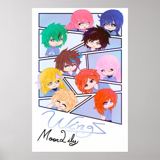 Signed Wingz Official Poster (Matte) ポスター (正面)