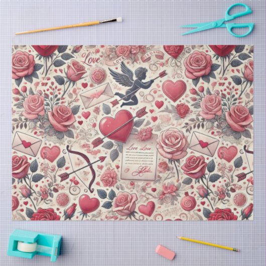 Signed with a Rose 薄葉紙 (クラフト)