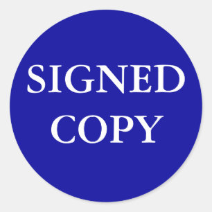 SIGNEDCOPY ラウンドシール