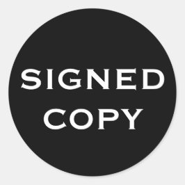 SIGNEDCOPY ラウンドシール