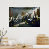 Signing The Declaration Of Independance ポスター (キッチン)