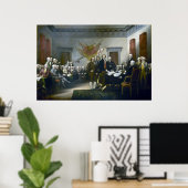 Signing The Declaration Of Independance ポスター (ホームオフィス)