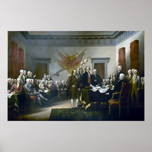 Signing The Declaration Of Independance ポスター (正面)