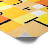 Signs in Yellow, Paul Klee ポスター (角)