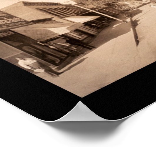 Sigourney Iowa写真1908 ポスター (角)