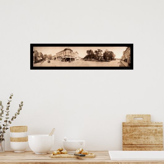 Sigourney Iowa写真1908 ポスター (キッチン)