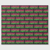 Sigrid Vorname Name Graffiti red green ラッピングペーパー (フラット)