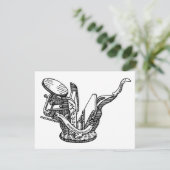 Sigwalt letterpress印刷プレスのグリーティングカード サンキューカード (スタンド正面)