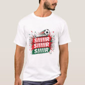 Siiiiir Siiiiir – Moroccan Fan Chant & Flag Pride  Tシャツ (正面)