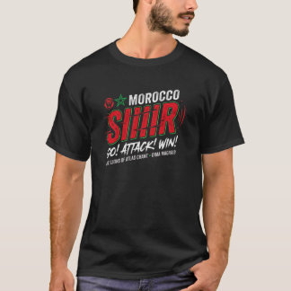 Siiir モロッコ サッカー ファン - Dima Maghrib チャント Tシャツ