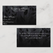 Siimpleの黒い名刺 名刺 (正面/裏面)