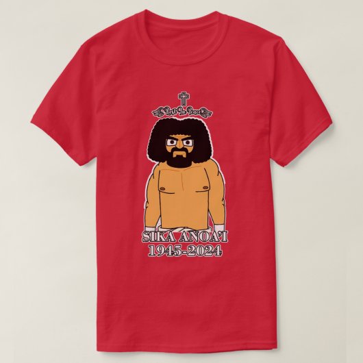 Sika Anoai RIP Tシャツ (デザイン正面)