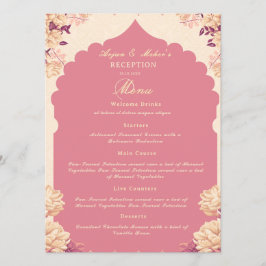 Sikh Wedding Reception Menu | budget Flat Menu メニュー