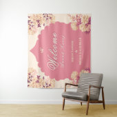 Sikh Wedding Welcome Sign | Anand Karaj Welcome |  タペストリー (インサイチュ)