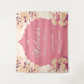 Sikh Wedding Welcome Sign | Anand Karaj Welcome |  タペストリー (正面)