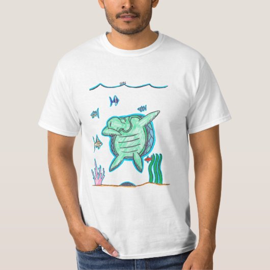 Silas Hannekenのカメの軽打 Tシャツ (正面)