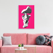 Silence キャンバスプリント (インサイチュ (リビング))