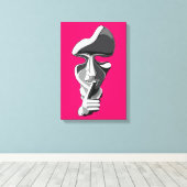 Silence キャンバスプリント (インサイチュ (ウッドフロア))