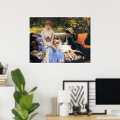 Silence by James Tissot ポスター (ホームオフィス)