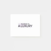 Silence is a Luxury Minimalist Post-it® Notes ポストイット (正面)