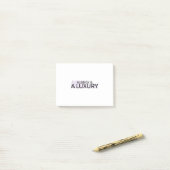 Silence is a Luxury Minimalist Post-it® Notes ポストイット (デスク上)