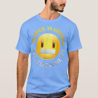 Silence Is Golden, Duct Tape Is Silver T Shirt 243 Tシャツ