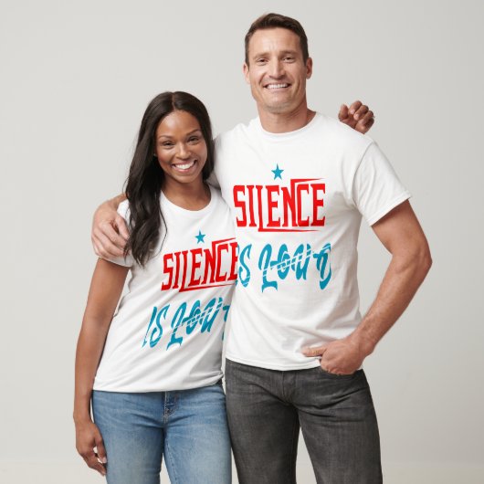 silence is loud  tシャツ (ユニセックス)
