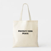 Silence Is My Comfort– Editable Quote Cat Tote Bag トートバッグ (裏面)