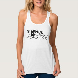 Silence Is My PowerT-Shirt タンクトップ