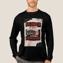 Silence Is Not Consent Awareness Shirt トライブレンドＴシャツ