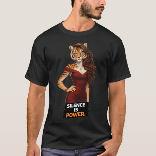 Silence is Power Tシャツ (正面)