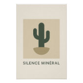 Silence Minéral – Le calme graphique du désert ポスター (正面)