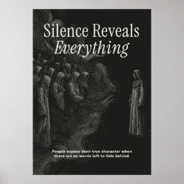 Silence Reveals Everything ポスター