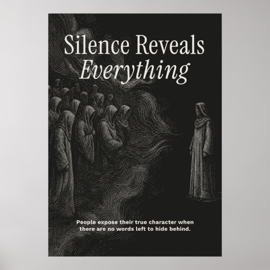 Silence Reveals Everything ポスター (正面)