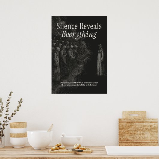Silence Reveals Everything ポスター (キッチン)